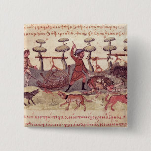 Bóton Quadrado 5.08cm Caça com redes