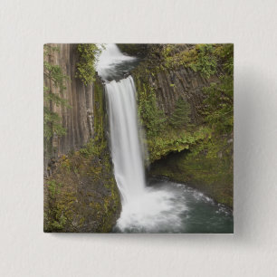 Bóton Quadrado 5.08cm Cachoeira Toketee no condado de Douglas, Oregon