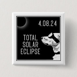 Bóton Quadrado 5.08cm Cachorros Eclipse