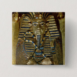 Bóton Quadrado 5.08cm Caixão mais íntimo de Tutankhamun