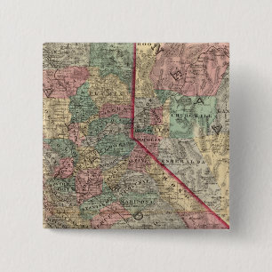 Bóton Quadrado 5.08cm Califórnia, Nevada 2