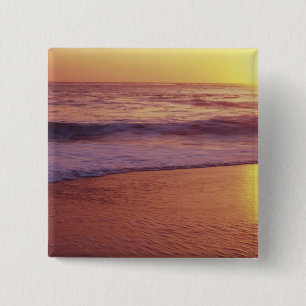 Bóton Quadrado 5.08cm Califórnia, perto de Papais noeis Cruz, Vista da 