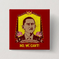 Camarada Obama Customizável Slogan Botão