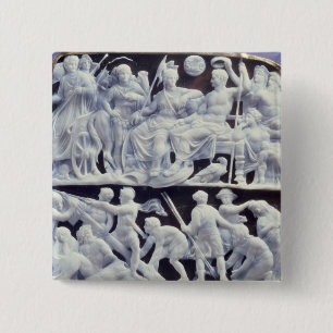 Bóton Quadrado 5.08cm Cameo Augustan, após o ANÚNCIO 10