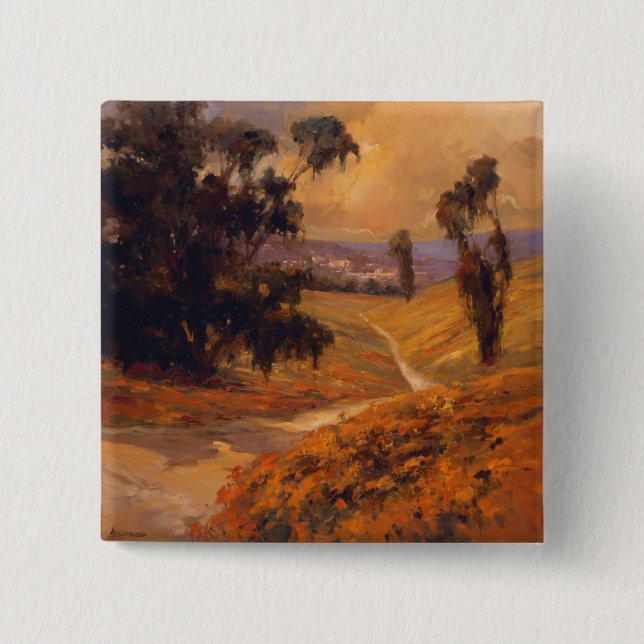 Bóton Quadrado 5.08cm Caminhada II da tarde (Frente)