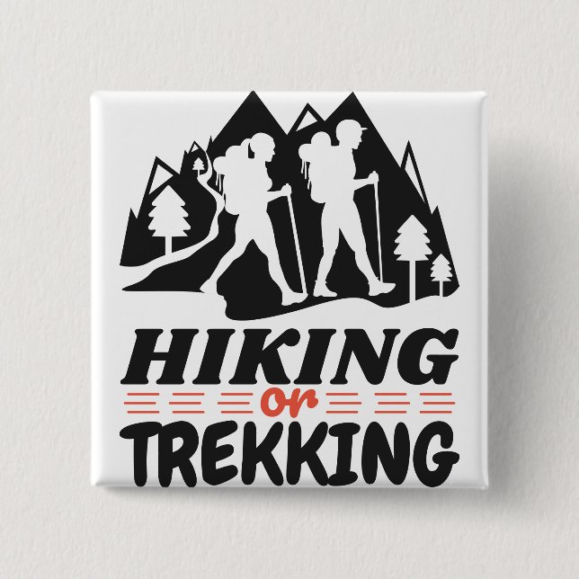 Bóton Quadrado 5.08cm Caminho ou Trekking (Frente)