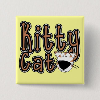 Bóton Quadrado 5.08cm Camiseta bonito e presentes do gato do gatinho