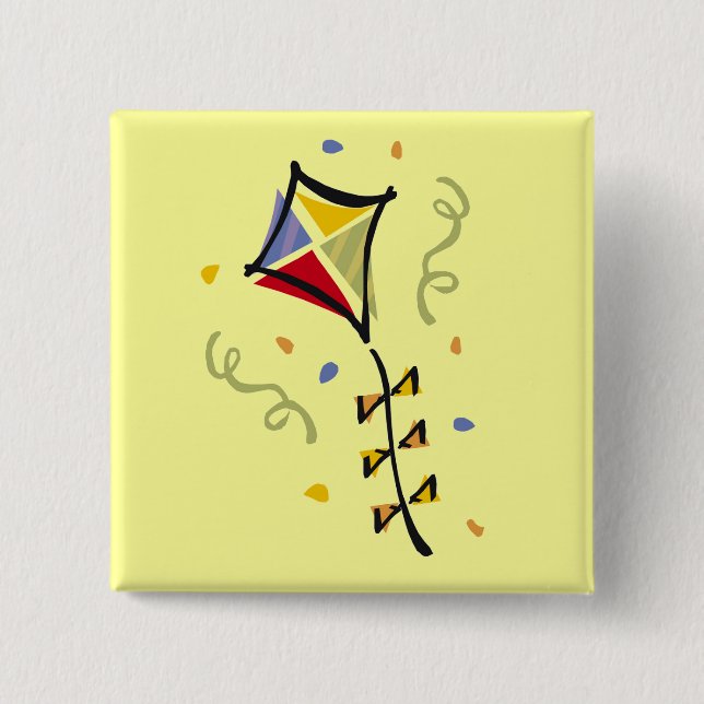 Bóton Quadrado 5.08cm Camiseta e presentes do papagaio (Frente)