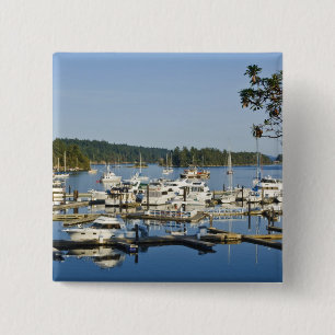 Bóton Quadrado 5.08cm Canadá, BC, Ilhas do Golfo, Ilha Salt Spring,