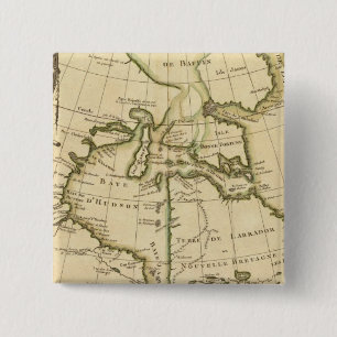 Bóton Quadrado 5.08cm Canadá e Gronelândia