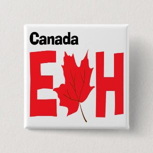 Bóton Quadrado 5.08cm Canadá Eh