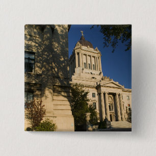 Bóton Quadrado 5.08cm Canadá, Manitoba, Winnipeg: Legislativo de Manitob