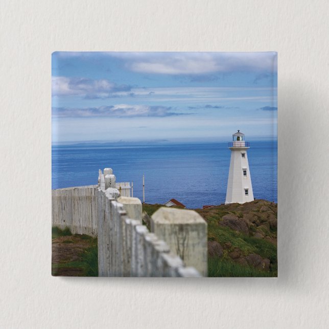 Bóton Quadrado 5.08cm Canadá, Terra Nova, Cabo Spear Nacional 3 (Frente)