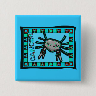 Bóton Quadrado 5.08cm Cancer
