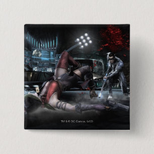 Bóton Quadrado 5.08cm Captura de tela: Harley vs Nightwing 2