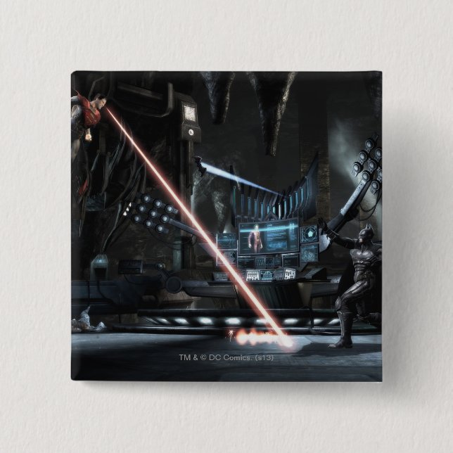 Bóton Quadrado 5.08cm Captura de tela: Superman vs Batman (Frente)