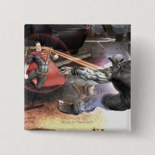 Bóton Quadrado 5.08cm Captura de tela: Superman vs Batman 2