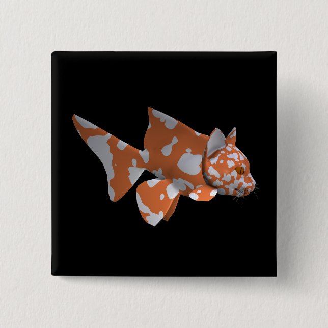 Bóton Quadrado 5.08cm Capuchinho (Frente)