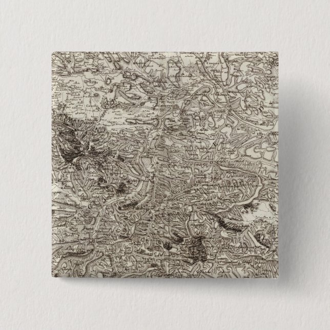 Bóton Quadrado 5.08cm Carcassona (Frente)