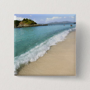 Bóton Quadrado 5.08cm Caribe, Ilhas Virgens dos EUA, St. John,