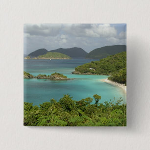 Bóton Quadrado 5.08cm Caribe, Ilhas Virgens dos EUA, St. John, Tronco