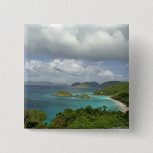 Bóton Quadrado 5.08cm Caribe, Ilhas Virgens dos EUA, St. John, Tronco 3