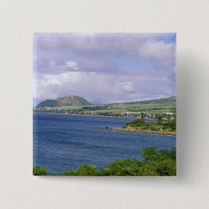 Bóton Quadrado 5.08cm Caribe, St. Kitts, Roseau. Costa.