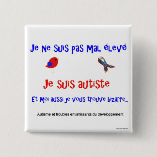 Bóton Quadrado 5.08cm Carré do élevé do mal do pas dos suis do ne de