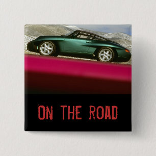 Bóton Quadrado 5.08cm Carro desportivo
