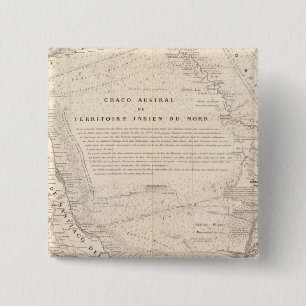 Bóton Quadrado 5.08cm Carte, Província de Santiago del Estero