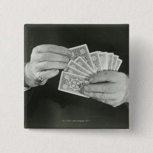 Bóton Quadrado 5.08cm Cartões de jogo