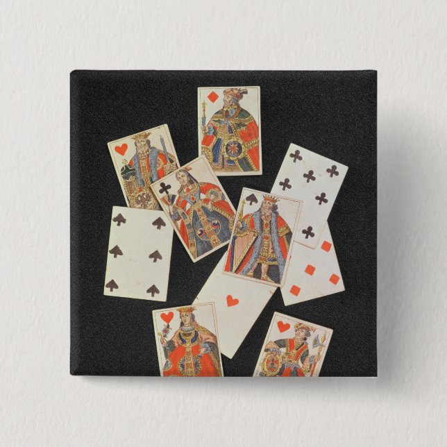 Bóton Quadrado 5.08cm Cartões de jogo (Frente)