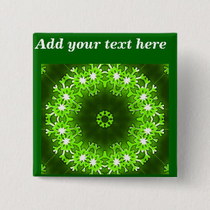 Bóton Quadrado 5.08cm Cartões de natal_