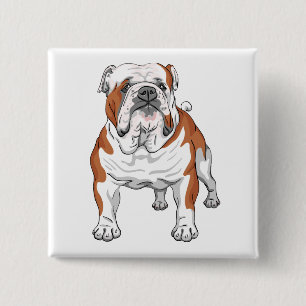 Bóton Quadrado 5.08cm Cartoon Puppy Dog Lover Oferece Bonito Cachorro In