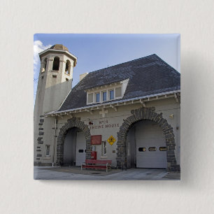 Bóton Quadrado 5.08cm Casa de motor do número 19 em Washington, C.C.