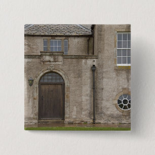 Bóton Quadrado 5.08cm Casa Skaill, mansão do século XVII em Orkney