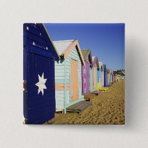 Bóton Quadrado 5.08cm Casas de Banho, Praia de Middle Brighton, Porto