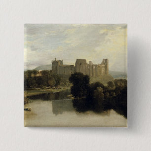 Bóton Quadrado 5.08cm Castelo de Joseph Mallord William Turner