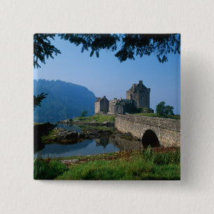 Bóton Quadrado 5.08cm Castelo Eilean Donan, Highlands, Escócia 2
