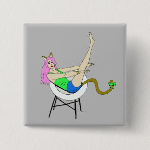 Bóton Quadrado 5.08cm catadora