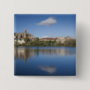 Bóton Quadrado 5.08cm Catedrais de Salamanca e cidade