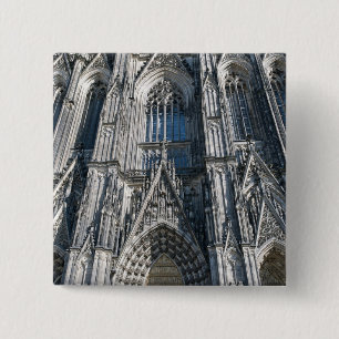 Bóton Quadrado 5.08cm Catedral de Colônia