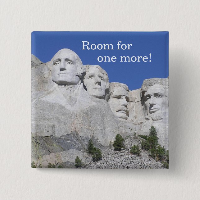 Bóton Quadrado 5.08cm Celebrate America 250 and President Trump #24 (Frente)