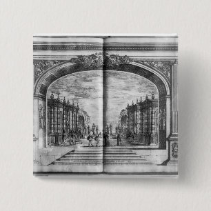 Bóton Quadrado 5.08cm Cena 'dos Oracles do pastor