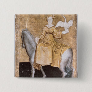 Bóton Quadrado 5.08cm Cenas de hawking courtly
