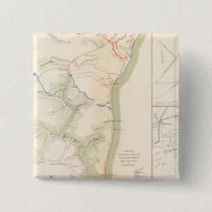 Bóton Quadrado 5.08cm Cerco de Yorktown