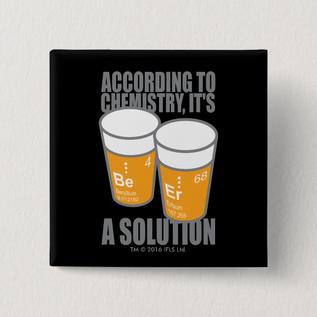 BÓTON QUADRADO 5.08CM CERVEJA (Frente)