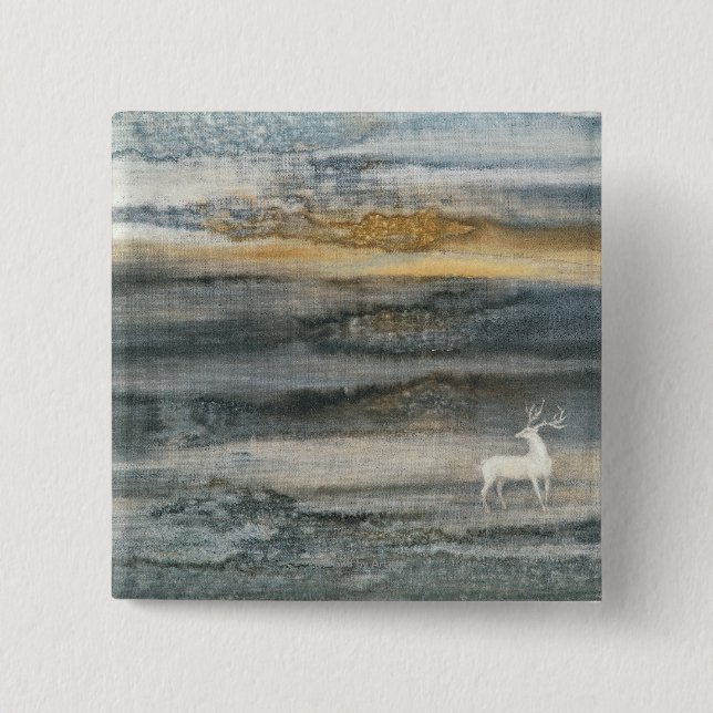 Bóton Quadrado 5.08cm Cervos (Frente)