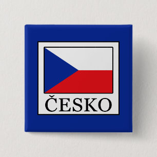 Bóton Quadrado 5.08cm Česko