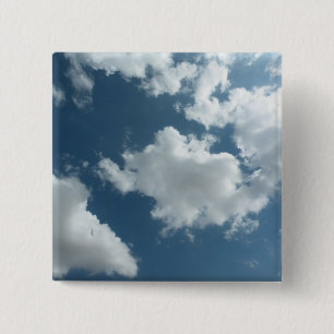 Bóton Quadrado 5.08cm Céu
